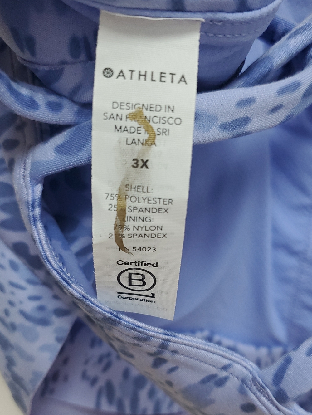 Athleta Solace Printed Bra/3X - Picture 7 of 11